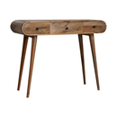 Oak-ish Round Dressing Table Artisan