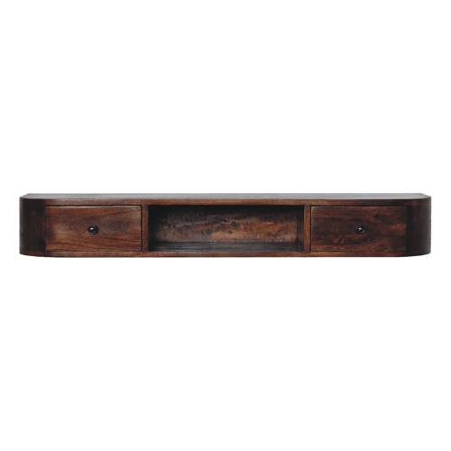 Lunar 2 Drawer Wall Mounted Console Table Artisan