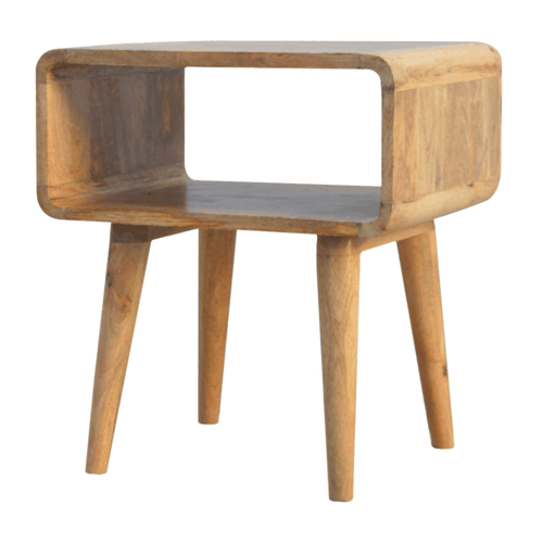 Curved Open nightstand Artisan
