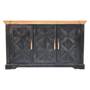 Regal Ash Black Rustic Sideboard Artisan