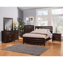 Donham Queen Panel Bed, Black Cherry Alpine