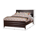 Donham Queen Panel Bed, Black Cherry Alpine