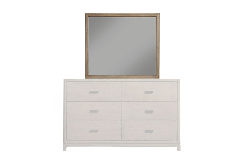 Walden Mirror, Antique Grey Alpine