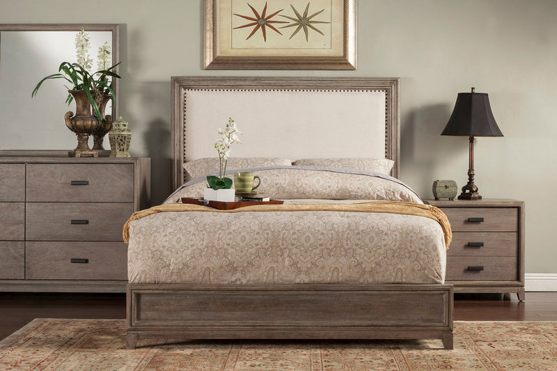 Walden Mirror, Antique Grey Alpine
