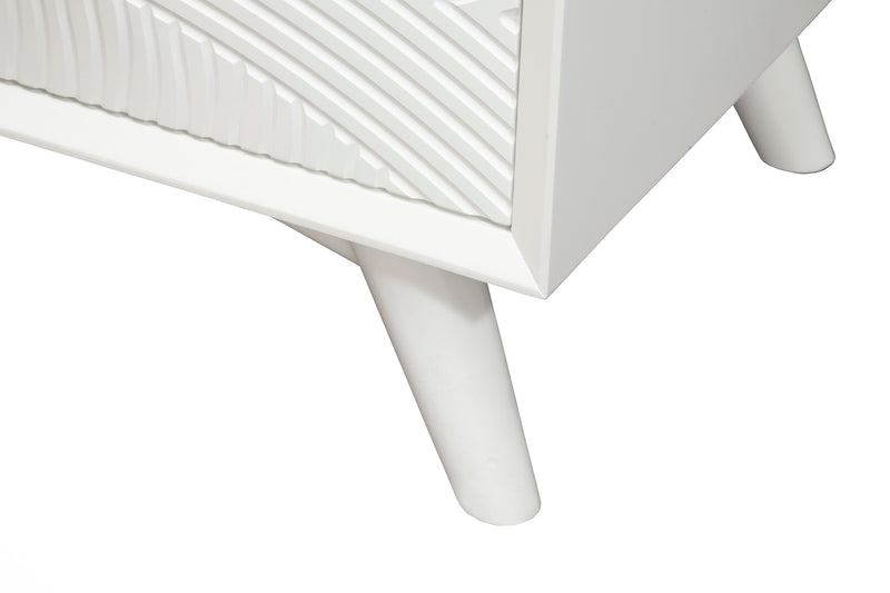 Bristol Nightstand, White Alpine