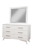 Bristol 6-Drawers Dresser, White Alpine