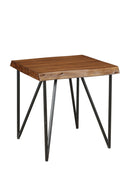 Daisy End/Lamp Table, Light Walnut Alpine