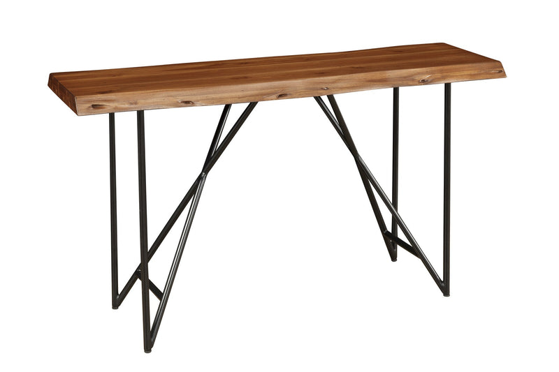 Daisy Sofa/Console Table, Light Walnut Alpine