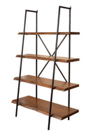 Daisy 4 Shelf Bookshelf, Light Walnut Alpine