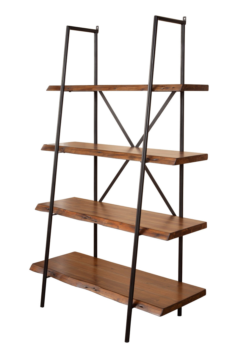 Daisy 4 Shelf Bookshelf, Light Walnut Alpine