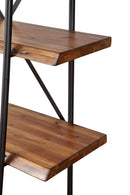 Daisy 4 Shelf Bookshelf, Light Walnut Alpine