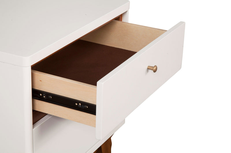 Emery Two Drawer Nightstand Alpine