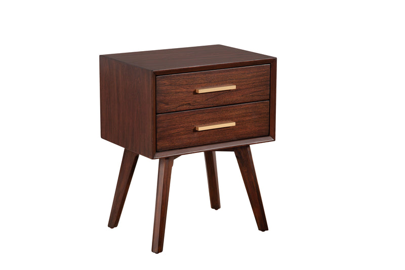 Camilla 2 Drawer Nightstand Alpine