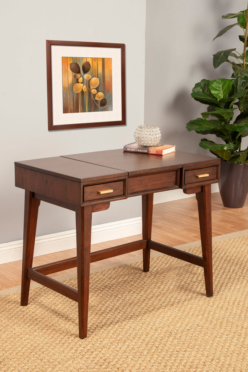 Camilla Bedroom Vanity with 2 Drawers & Flip Up Mirror Alpine