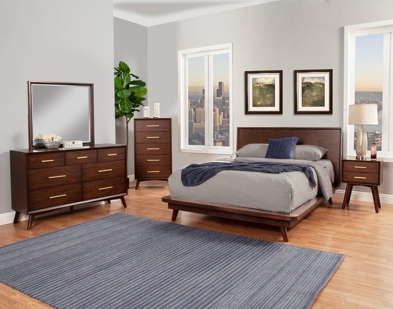Camilla Queen Platform Bed Alpine