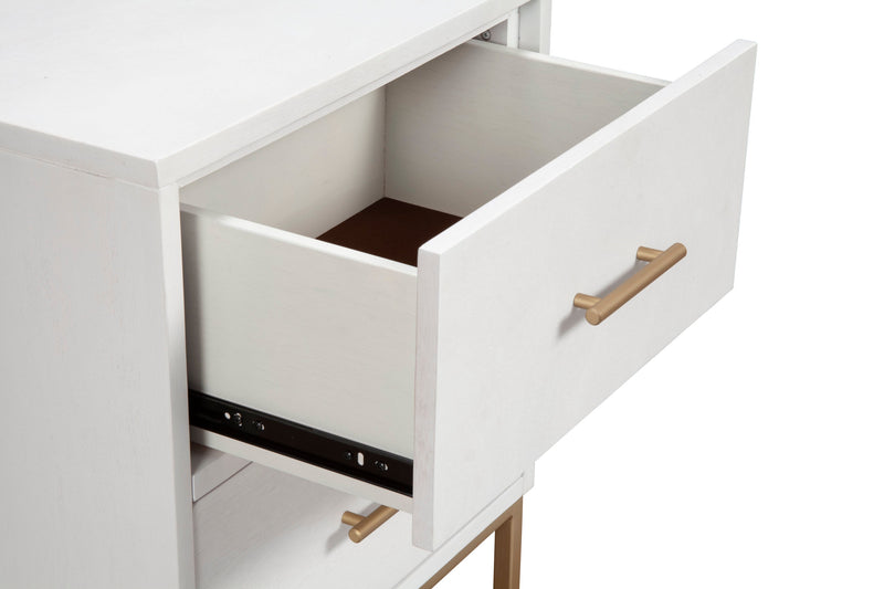 Aspen Two Drawer Nightstand Alpine