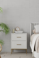 Aspen Two Drawer Nightstand Alpine