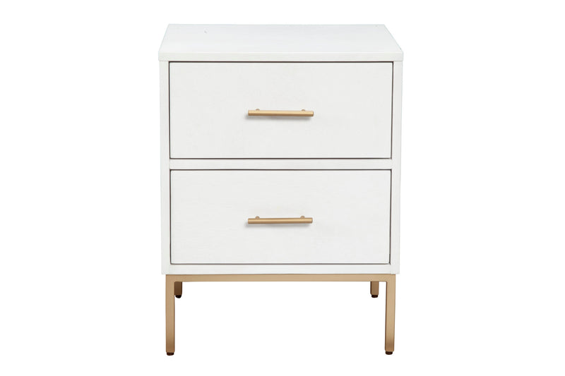 Aspen Two Drawer Nightstand Alpine