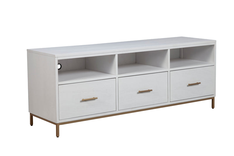 Aspen TV Stand with 3 Storage Drawers & 3 Open Shelves