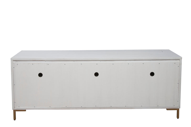 Aspen TV Stand with 3 Storage Drawers & 3 Open Shelves Alpine