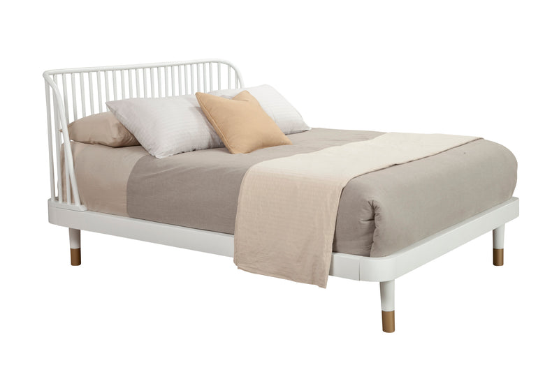 Aspen Queen Slat Back Platform Bed