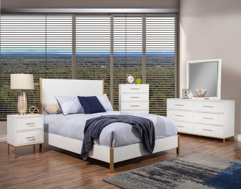 Aspen California King Panel Bed