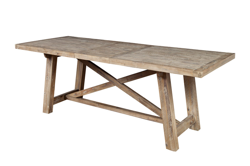 Caldwell Rectangular Extension Dining Table, Weathered Natural