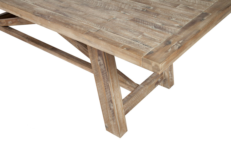 Caldwell Rectangular Extension Dining Table, Weathered Natural