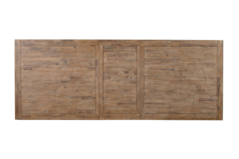 Caldwell Rectangular Extension Dining Table, Weathered Natural