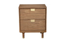 Lennox Two Drawer Nightstand Alpine