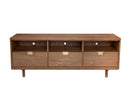 Lennox TV Stand with 3 Drawers & 3 Open Shelves Alpine