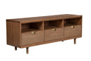 Lennox TV Stand with 3 Drawers & 3 Open Shelves Alpine