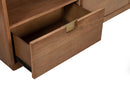 Lennox TV Stand with 3 Drawers & 3 Open Shelves Alpine