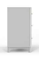 Daylan 6 Drawer Dresser, White Alpine