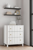 Daylan 3 Drawer Chest, White Alpine