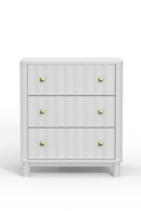 Daylan 3 Drawer Chest, White Alpine