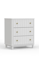 Daylan 3 Drawer Chest, White Alpine