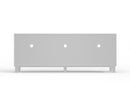 Daylan TV Stand with 3 Drawers & 3 Open Shelves, White Alpine