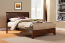 Aiden Full Low Footboard Sleigh Bed, Cappuccino Alpine