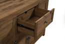 Charleston Server with 1 Drawer & 5 Doors, Reclaimed Natural Alpine