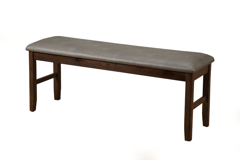 Monterey 48.5" Dining Bench, Walnut