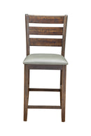Monterey Set of 2 Pub Height Chairs, Walnut Alpine