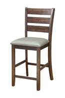 Monterey Set of 2 Pub Height Chairs, Walnut Alpine
