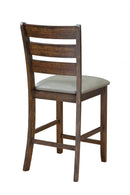 Monterey Set of 2 Pub Height Chairs, Walnut Alpine
