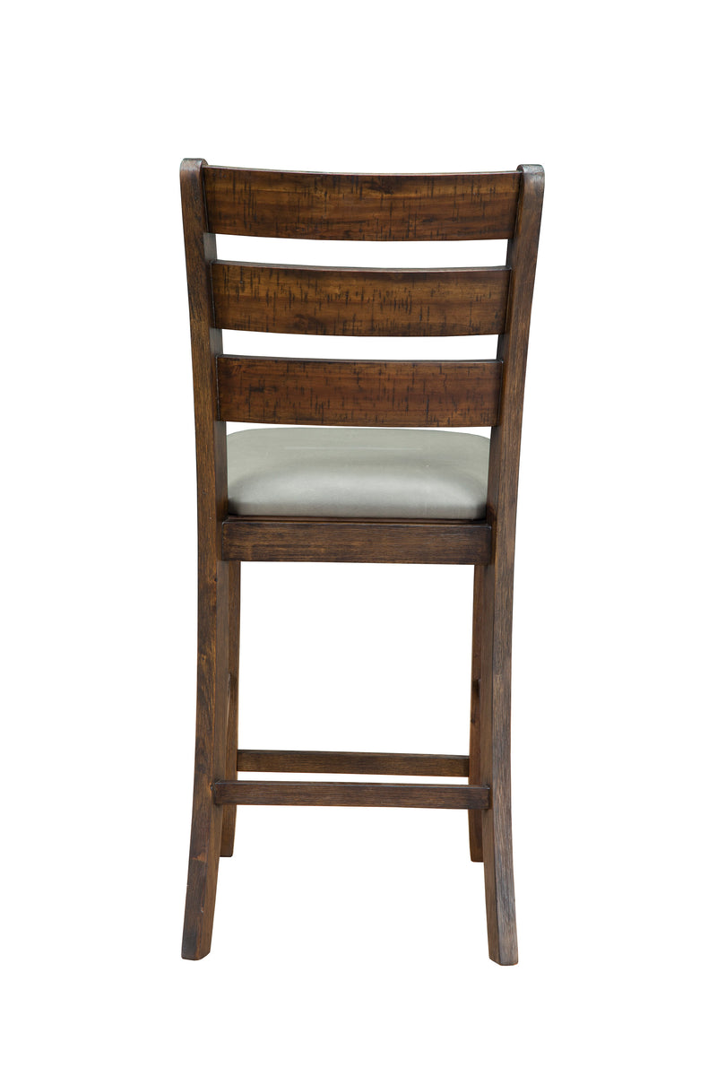 Monterey Set of 2 Pub Height Chairs, Walnut