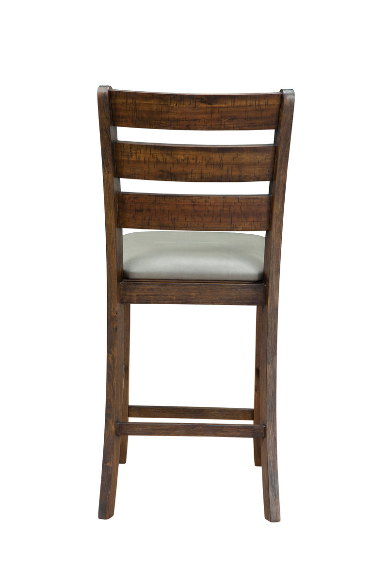 Monterey Set of 2 Pub Height Chairs, Walnut Alpine