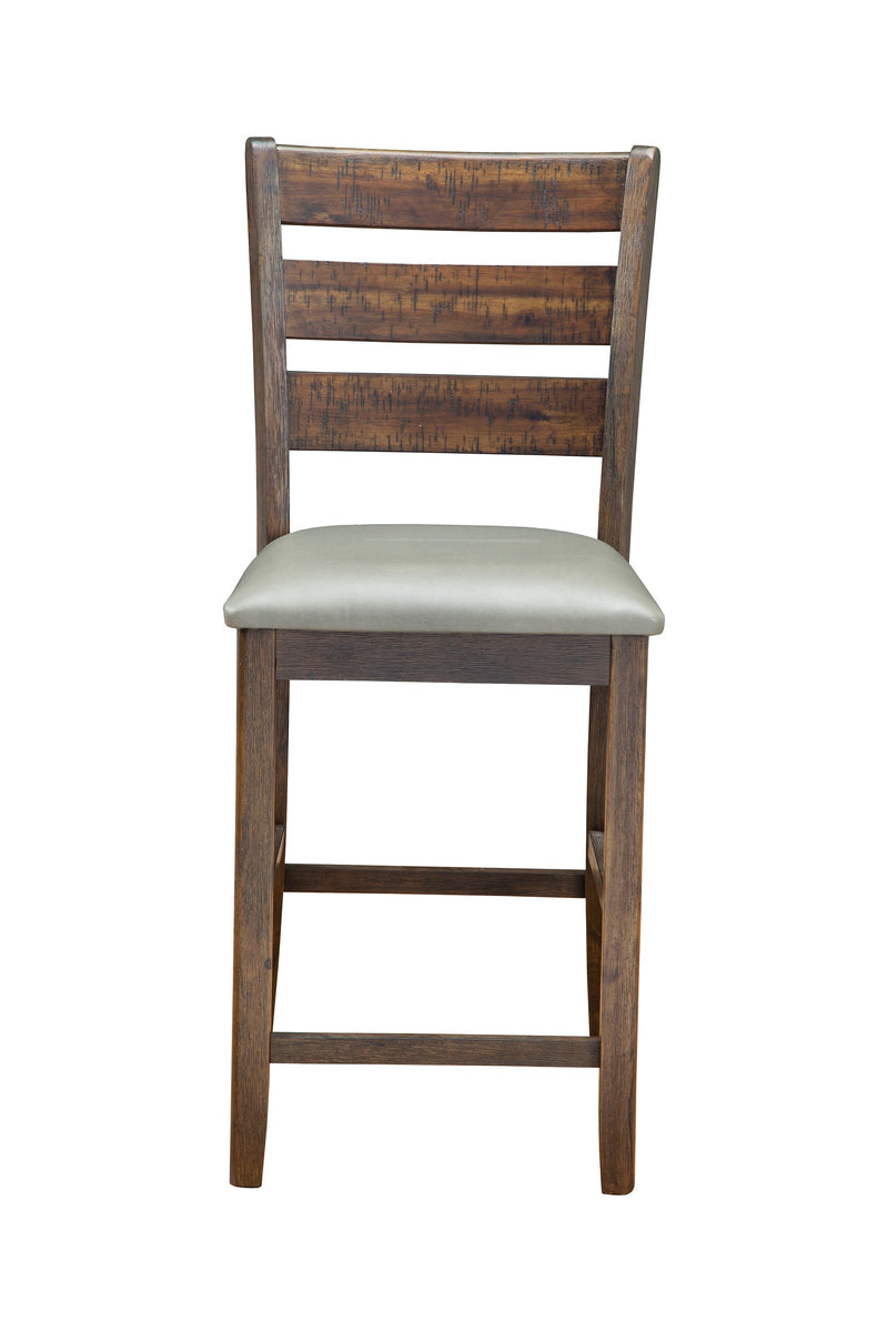 Monterey Set of 2 Pub Height Chairs, Walnut Alpine