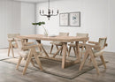 Brown  Rectangular Dining Table Alpine
