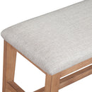 Sophia 59" Dining Bench, Natural Alpine
