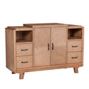 Sophia 5 Drawers Sideboard, Natural Alpine